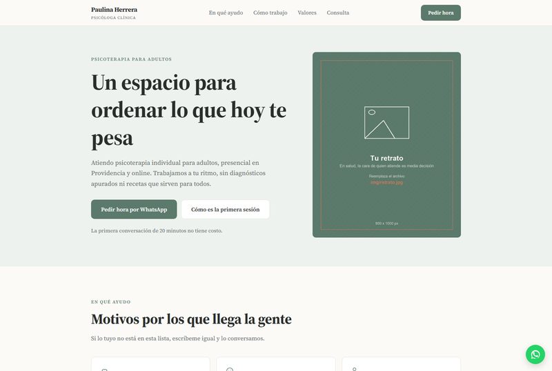 Plantilla profesional